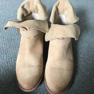 Michael Michael Kors suede tan slouch boots Sz 8.5